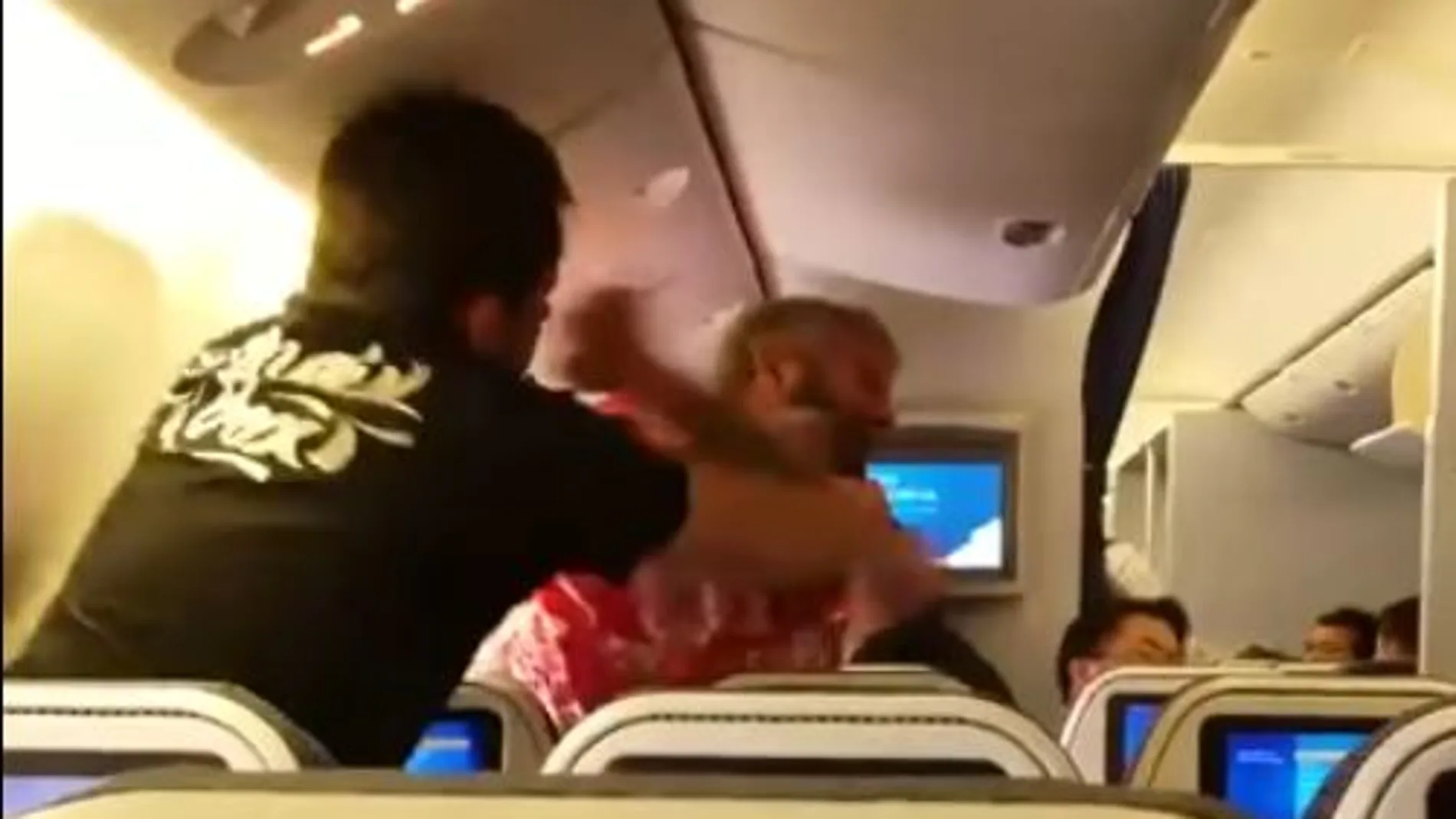 Imagen de un momento de la pelea