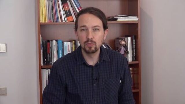 El secretario general de Podemos, Pablo Iglesias