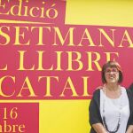 Montse Ayats y Joan Sala, ayer, durante la presentación de la nueva edición de la Setmana del Llibre en Català.