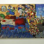 «El velatorio», una de las obras que se muestran en la exposición «Ocaña, la pintura travestida»