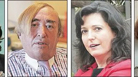 Carmen Caffarel, Pepe Oneto, Mari Pau Domínguez y Mae Lozano
