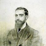 Francesc Cambó, retratado por Ramón Casas (hacia 1902)