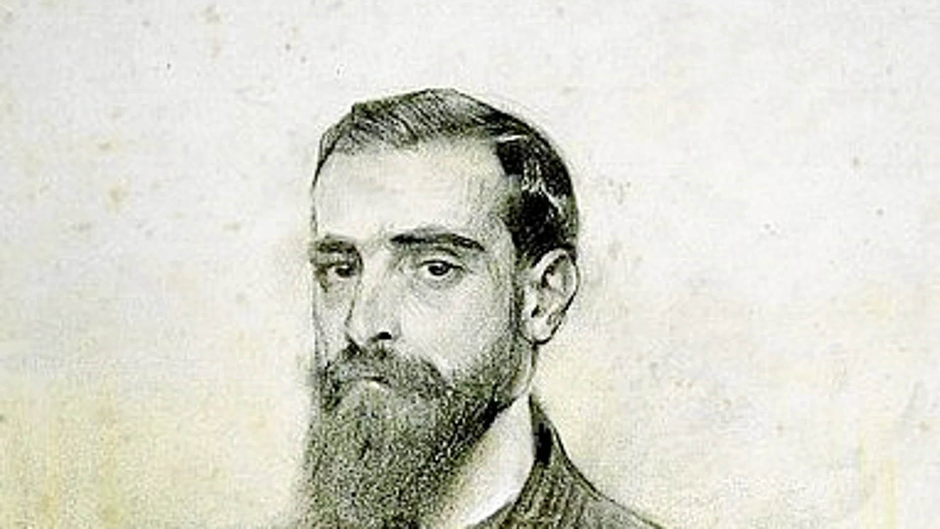 Francesc Cambó, retratado por Ramón Casas (hacia 1902)