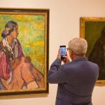 Algunas de las obras que integran “La furia del color” / Foto: La Razón