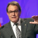 El presidente catalán en funciones, Artur Mas