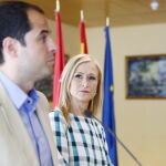 Reunión de Cifuentes con el líder de Ciudadanos en Madrid, el pasado 19-06-2015