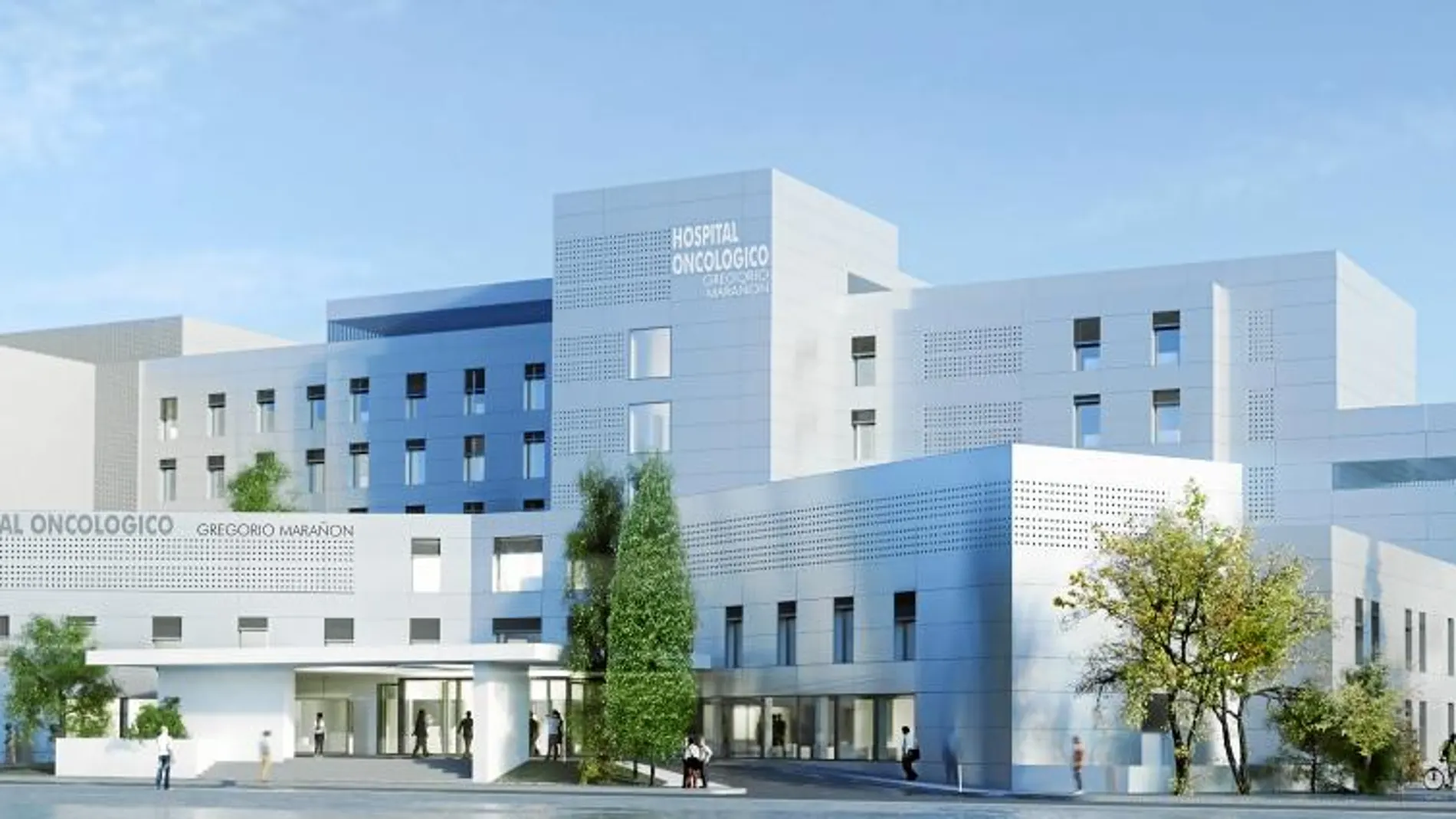 Así es como esperan que quede el futuro Hospital Gregorio Marañón tras la renovación, centrado en el paciente oncológico