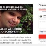 La petición en la web para que le otorguen una calle en Madrid