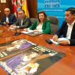 La concejal de Cultura, María Antonia Gancedo, presenta las actividades junto a miembros de la hermandad