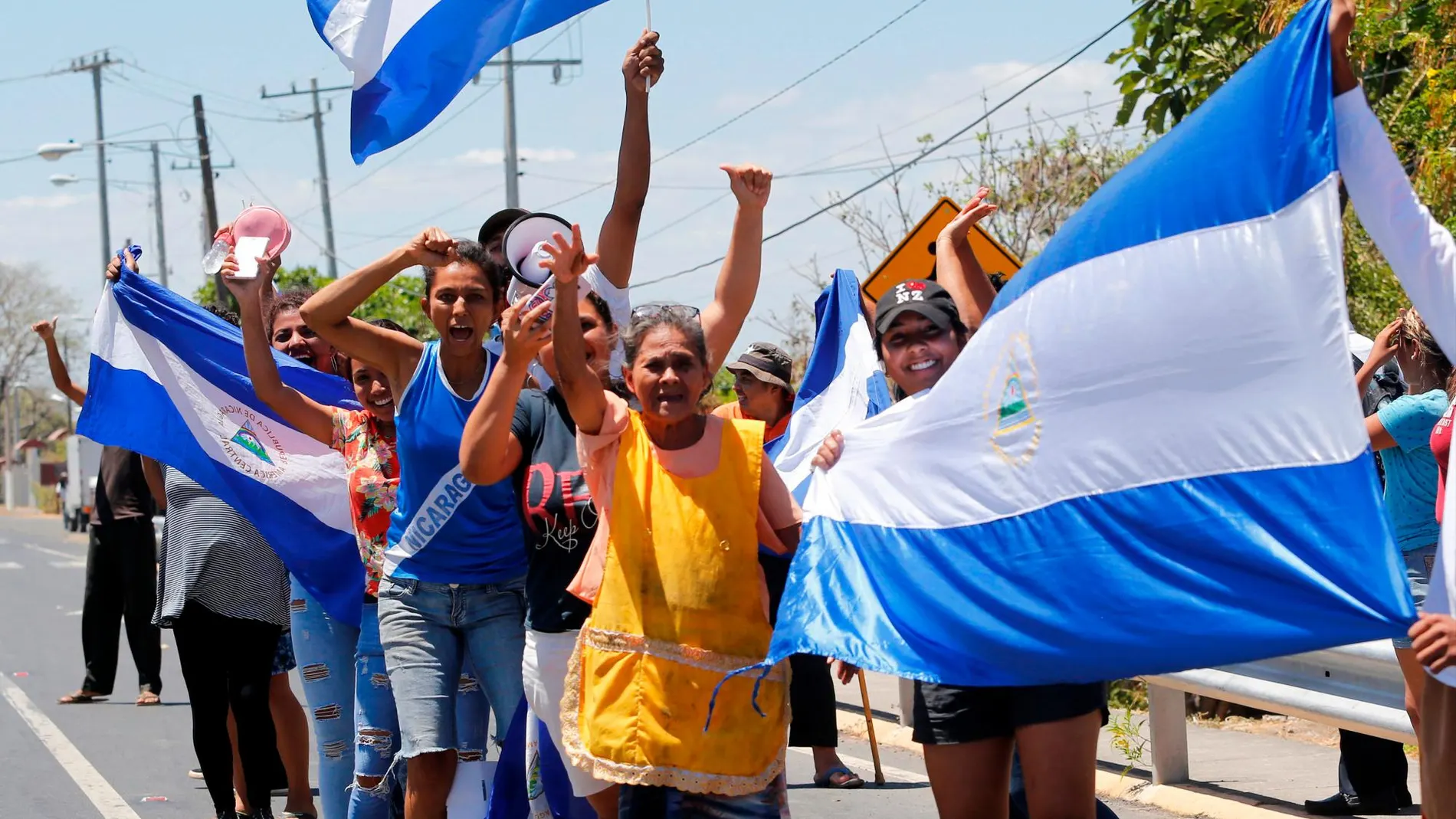 Nicaragüenses celebran la liberación de presos políticos