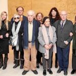 El alcalde de Valladolid, Óscar Puente, y la concejala de Cultura, Ana Redondo, junto a algunos de los artistas realistas con más renombre de España como Cristobal Toral e Isabel Quintanilla.