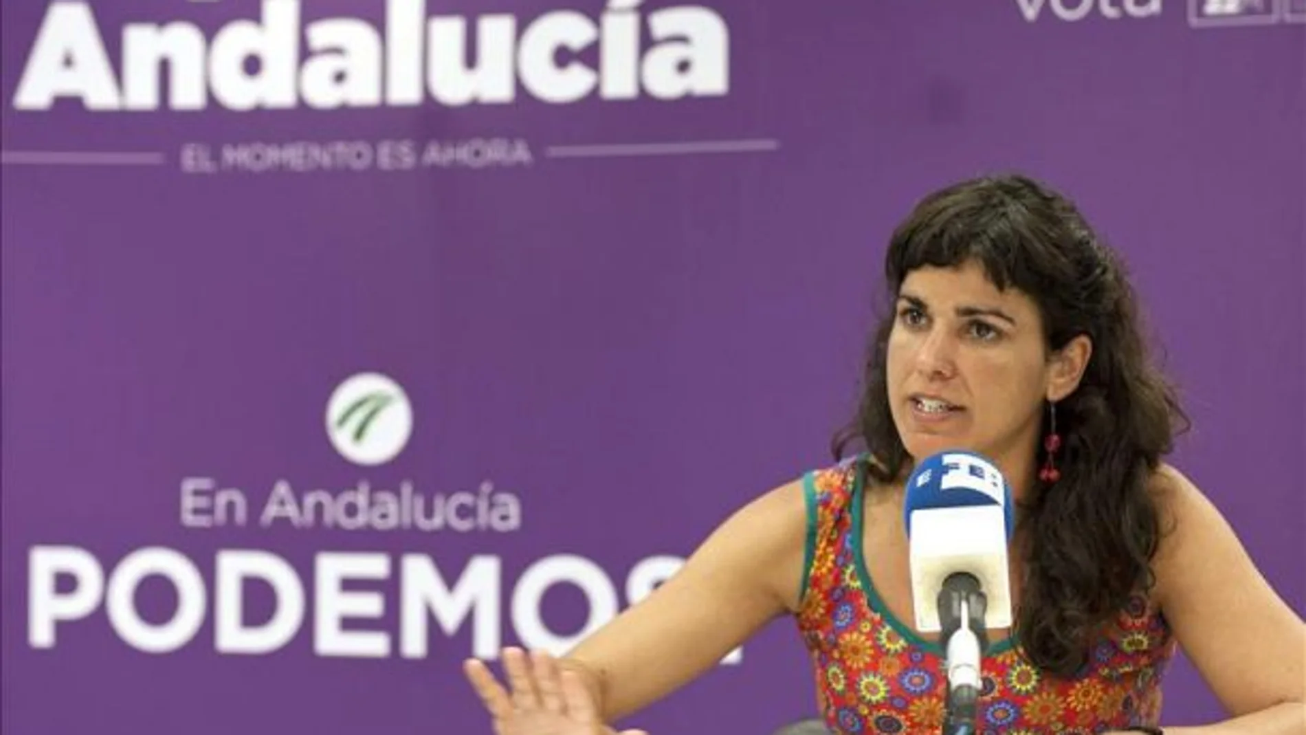 Teresa Rodríguez, líder de Adelante Andalucía