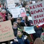Protestas en Colonia por las agresiones sexuales de la pasada Nochevieja.