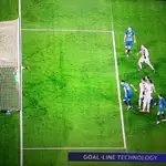  La Juventus empató gracias a la tecnología de gol