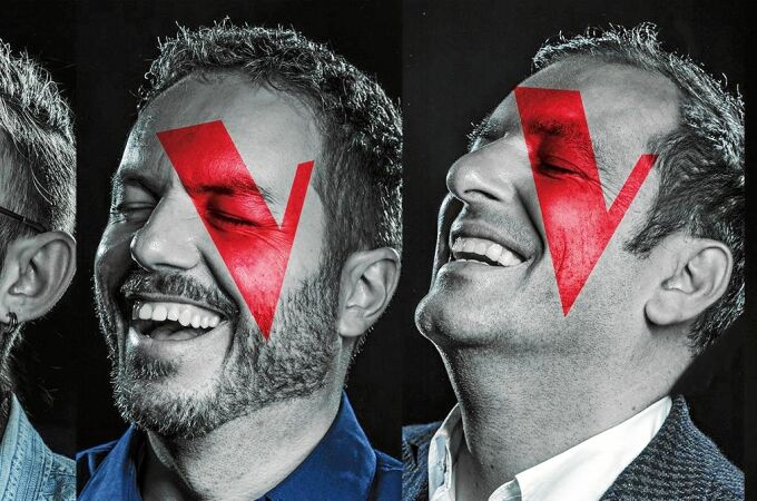 De izda. a dcha., los finalistas de «La Voz»: Andrés Martín, Ángel Cortés, Javi Moya y María Espinosa