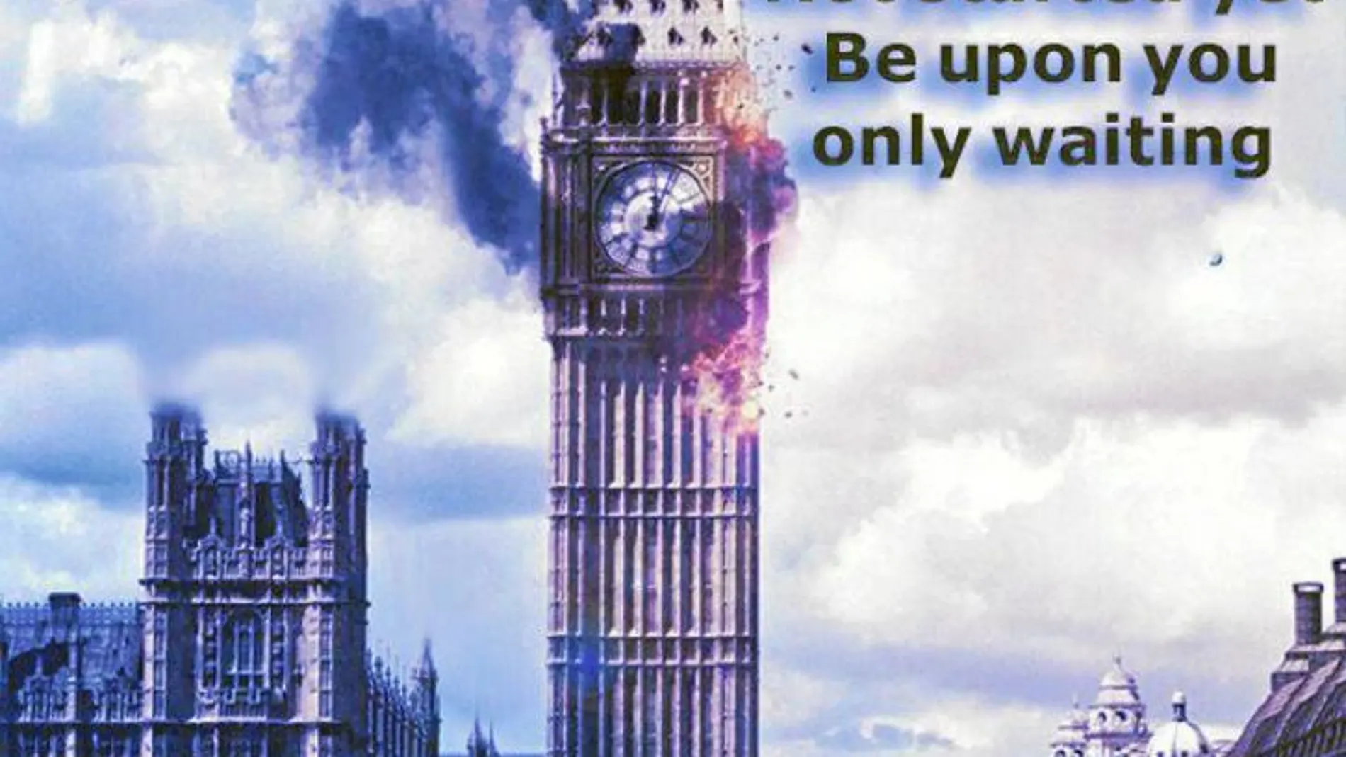 SITE interceptó y publicó una de las imágenes que circularon ayer entre las redes yihadistas para celebrar el ataque terrorista de Londres