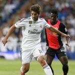 El centrocampista brasileño del Real Madrid Lucas Silva