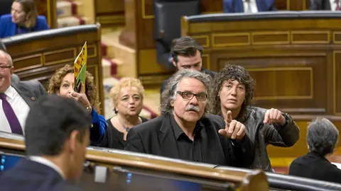 El portavoz de ERC en el Congreso, Joan Tardà, se verá hoy con Pedro Sánchez