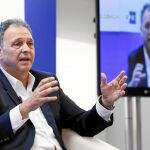 Joaquín Caparrós, durante el foro organizado ayer por la agencia Efe