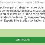 “Se buscan mujeres en Huelva para trabajar como limpiadoras sexys”