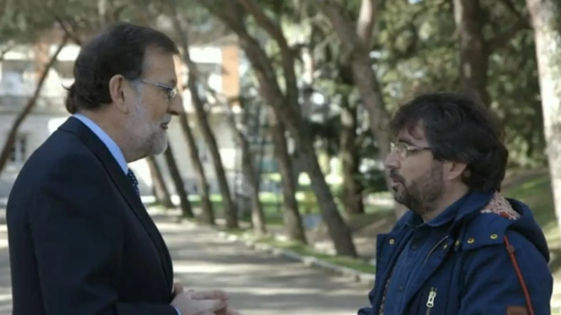 Mariano Rajoy, durante su entrevista con Jordi Évole que se podrá ver el domingo en La Sexta