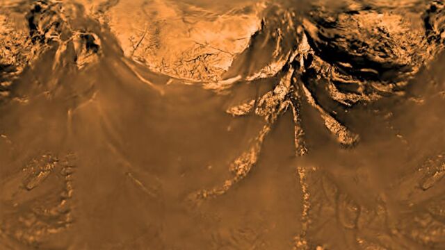 Imágenes de Titán tomadas por la Nasa