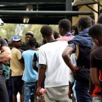 Los inmigrantes a su llegada al CETI de Ceuta/Foto: Reuters