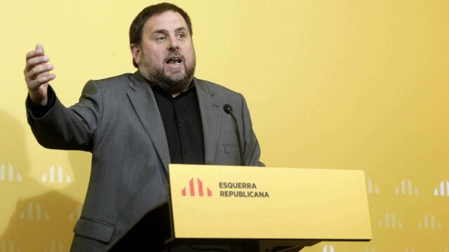 El presidente de ERC, Oriol Junqueras