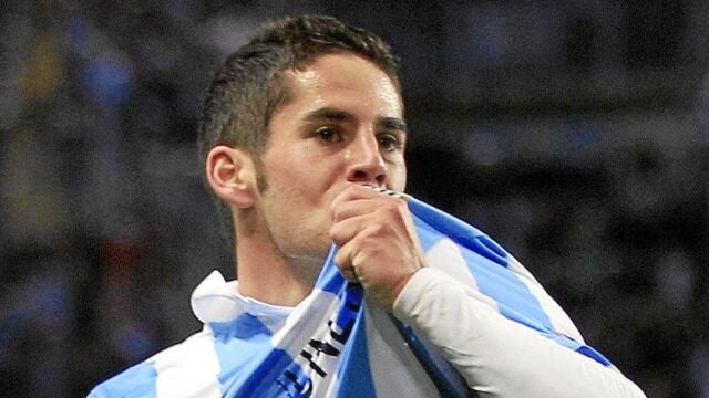 Isco, la estrella blanquiazul, marcó el primer gol del Málaga, el que igualaba la eliminatoria. «Hemos disfrutado y hemos hecho disfrutar», dijo el mediapunta