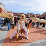 Uno de los personajes del desfile «Cosplay» de Valladolid