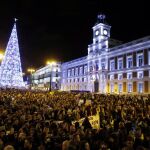 Miles de personas se han manifestado esta tarde por el centro de Madrid exigiendo eliminar la violencia contra las mujeres EFE/ Paco Campos.