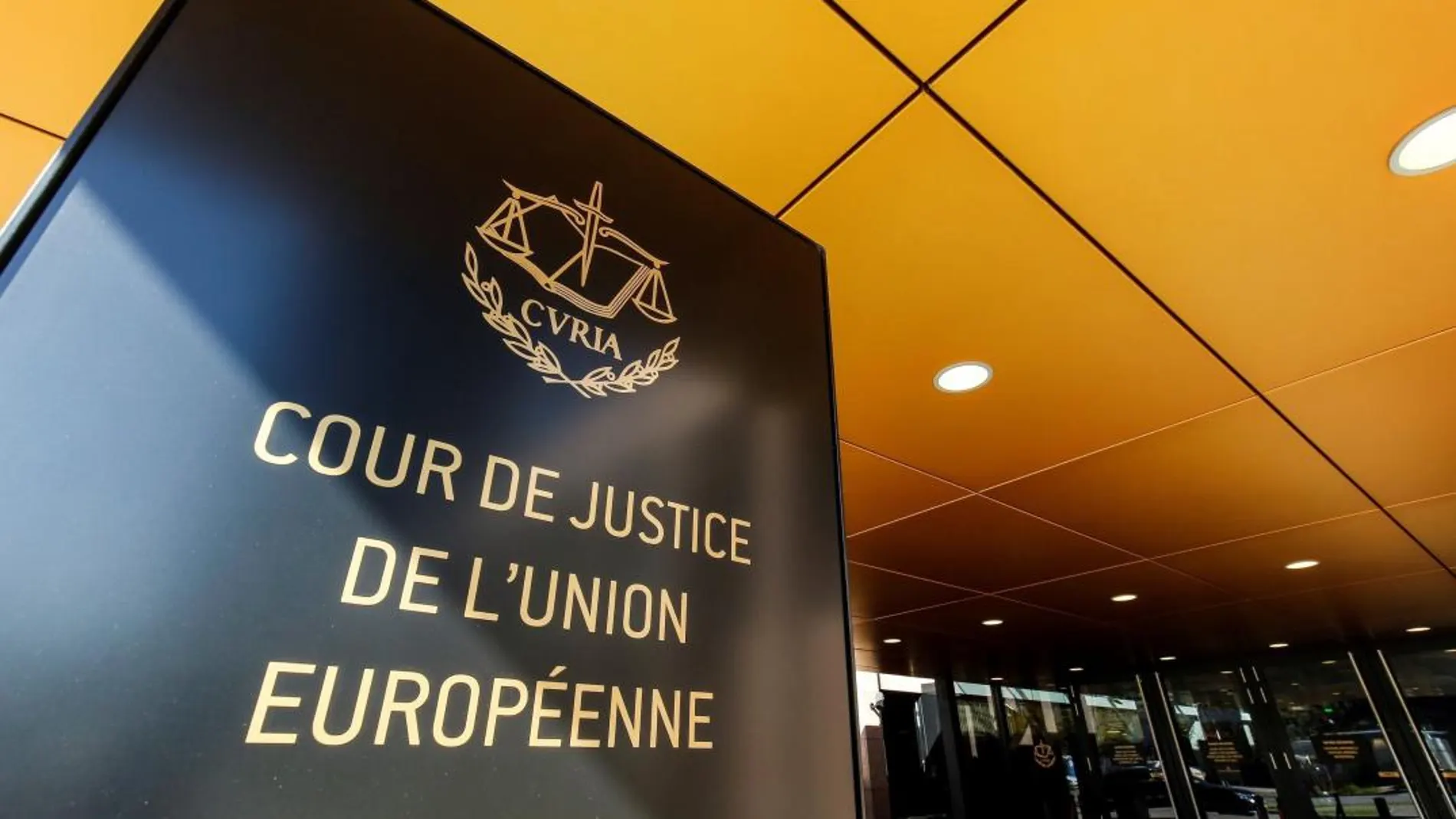 Vista de la entrada del Tribunal de Justicia de la Unión Europea en Luxemburgo / Foto: Efe