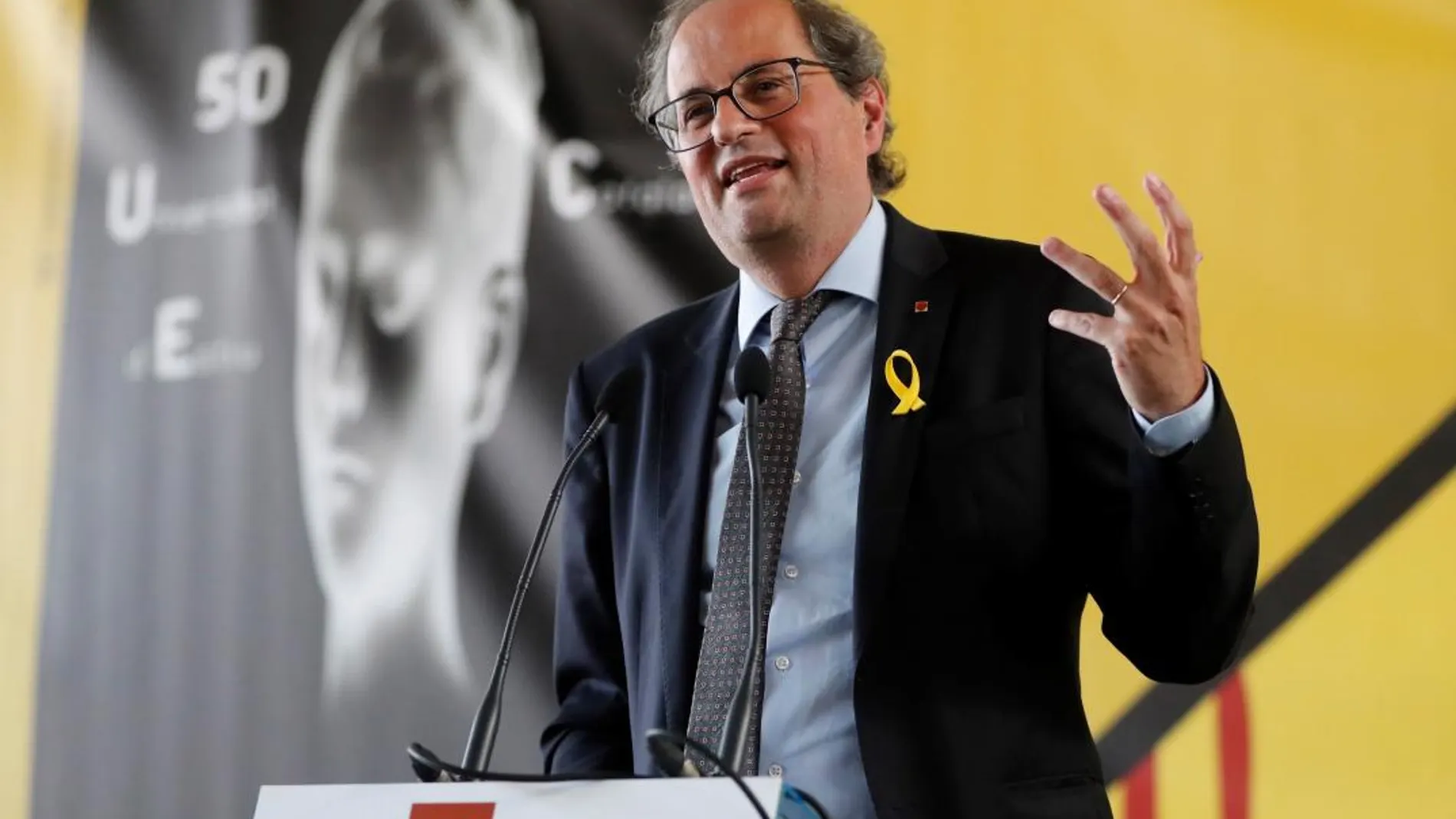 El presidente de la Generalitat de Cataluña, Quim Torra. Foto: Efe