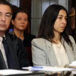 Raquel Gago y Monserrat González durante el juicio