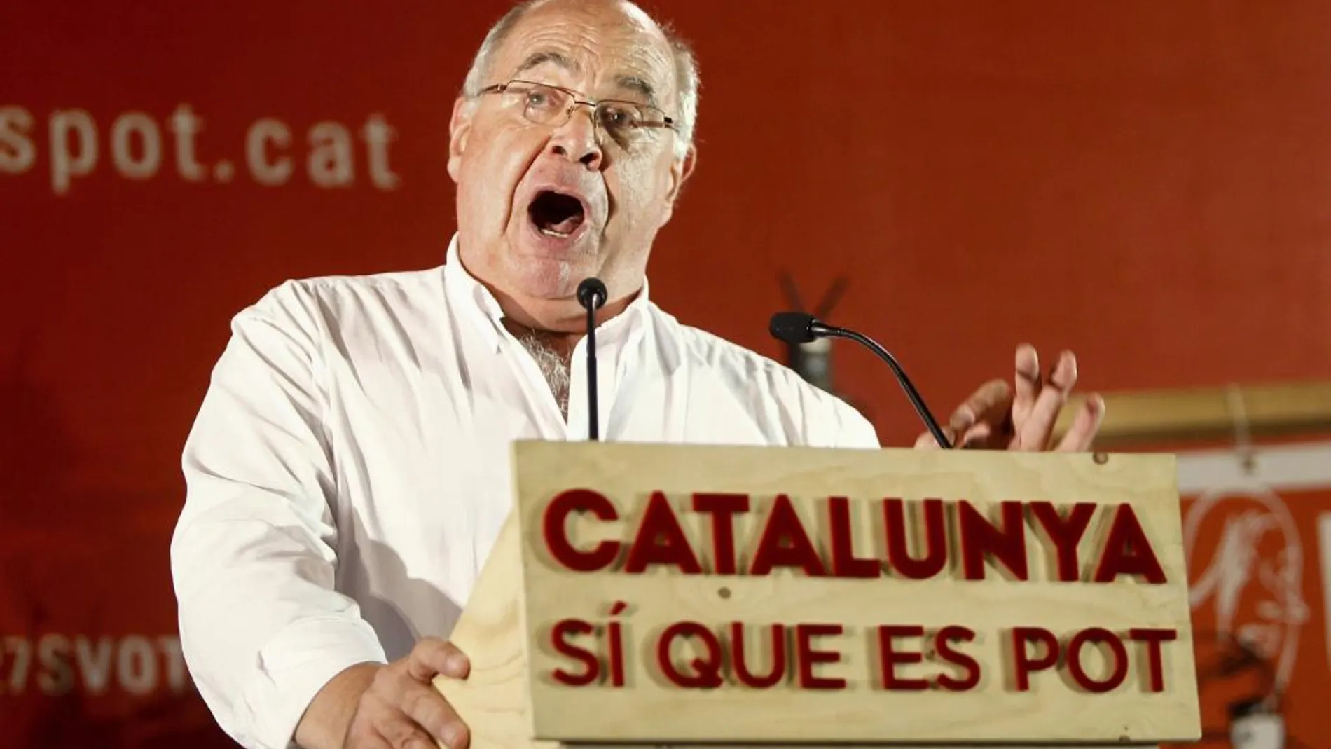 El candidato a la Generalitat por «Si que es Pot», Lluis Rabell.
