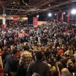 Numeroso público en el pabellón 1 del recinto ferial Ifema de Madrid