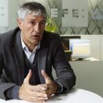 Quique Setién: «No deberíamos ganar como sea. Tendría que haber unos límites»