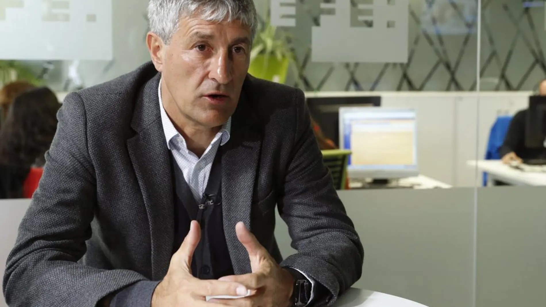 Quique Setién: «No deberíamos ganar como sea. Tendría que haber unos límites»