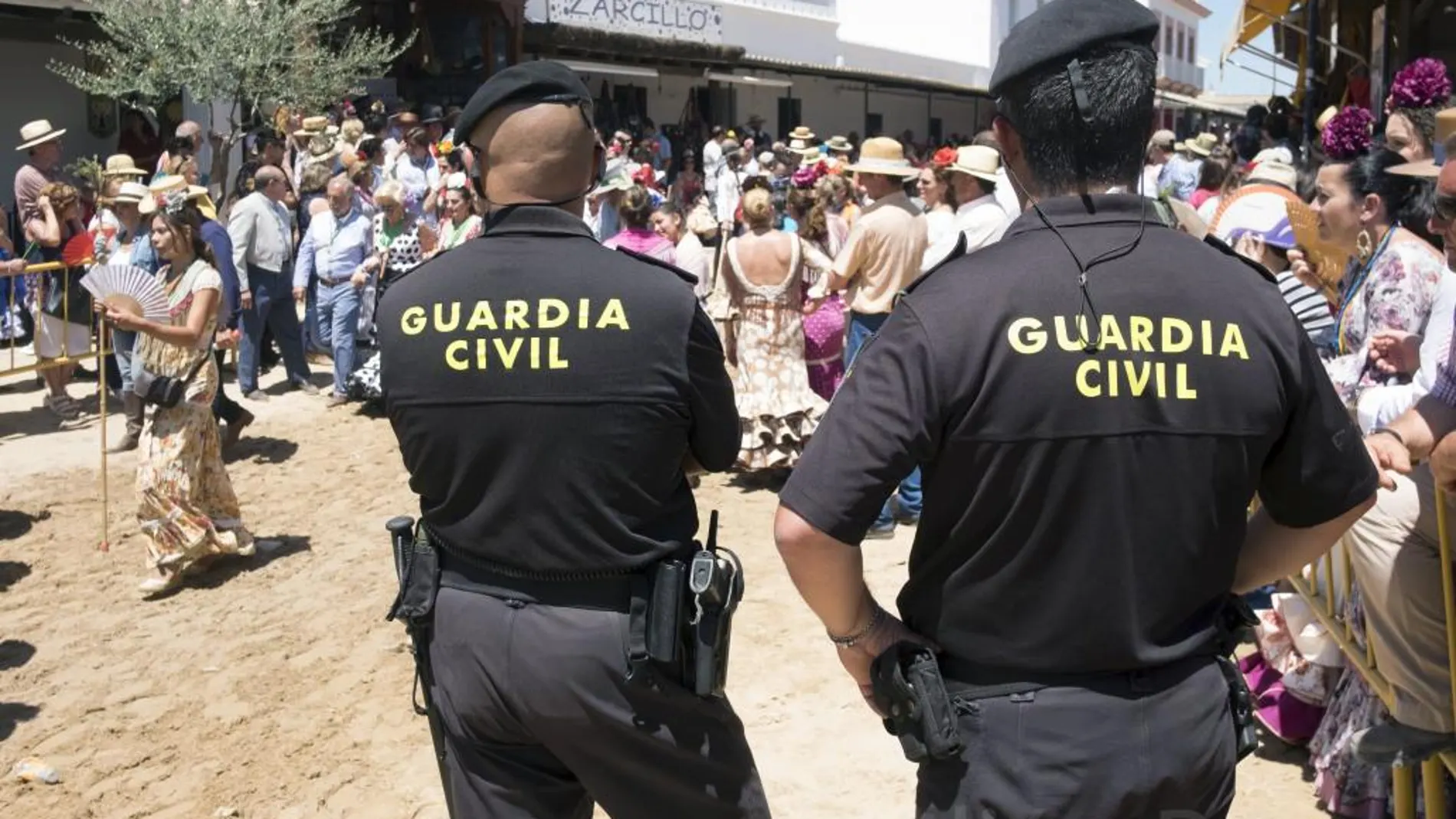 La Guardia Civil moviliza a 511 agentes en la aldea del Rocío