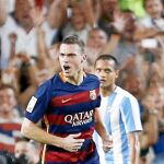 Vermaelen, que jugó de titular por segunda vez, marcó el gol decisivo del Barça