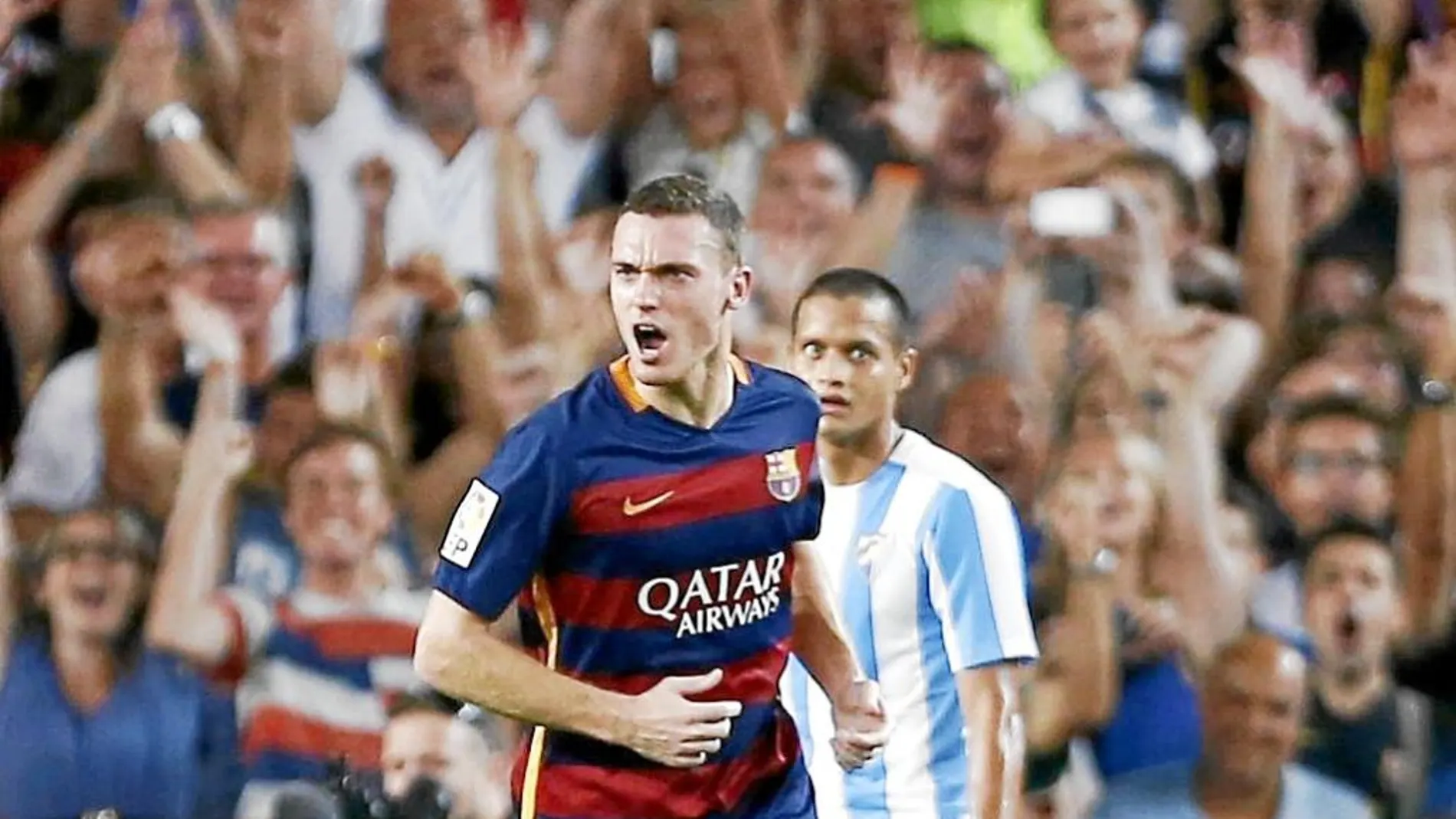 Vermaelen, que jugó de titular por segunda vez, marcó el gol decisivo del Barça