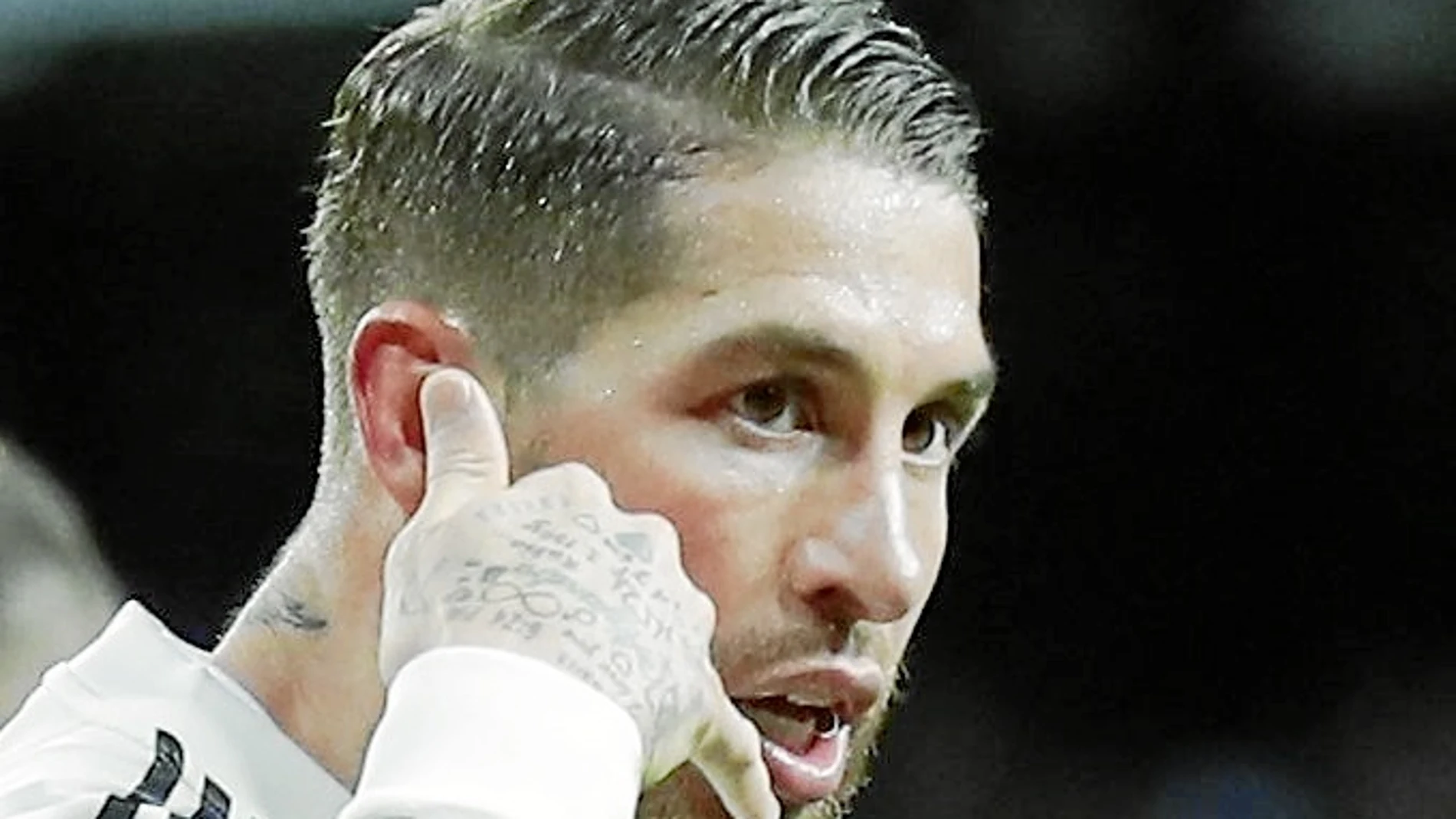 Ramos se divierte