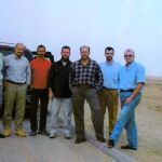 Imagen de los ocho agentes que sufrieron el ataque en 2003 en Irak.