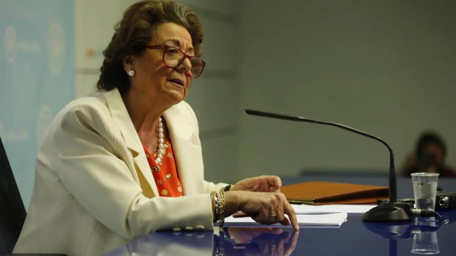 La exalcaldesa de Valencia y senadora, Rita Barberá