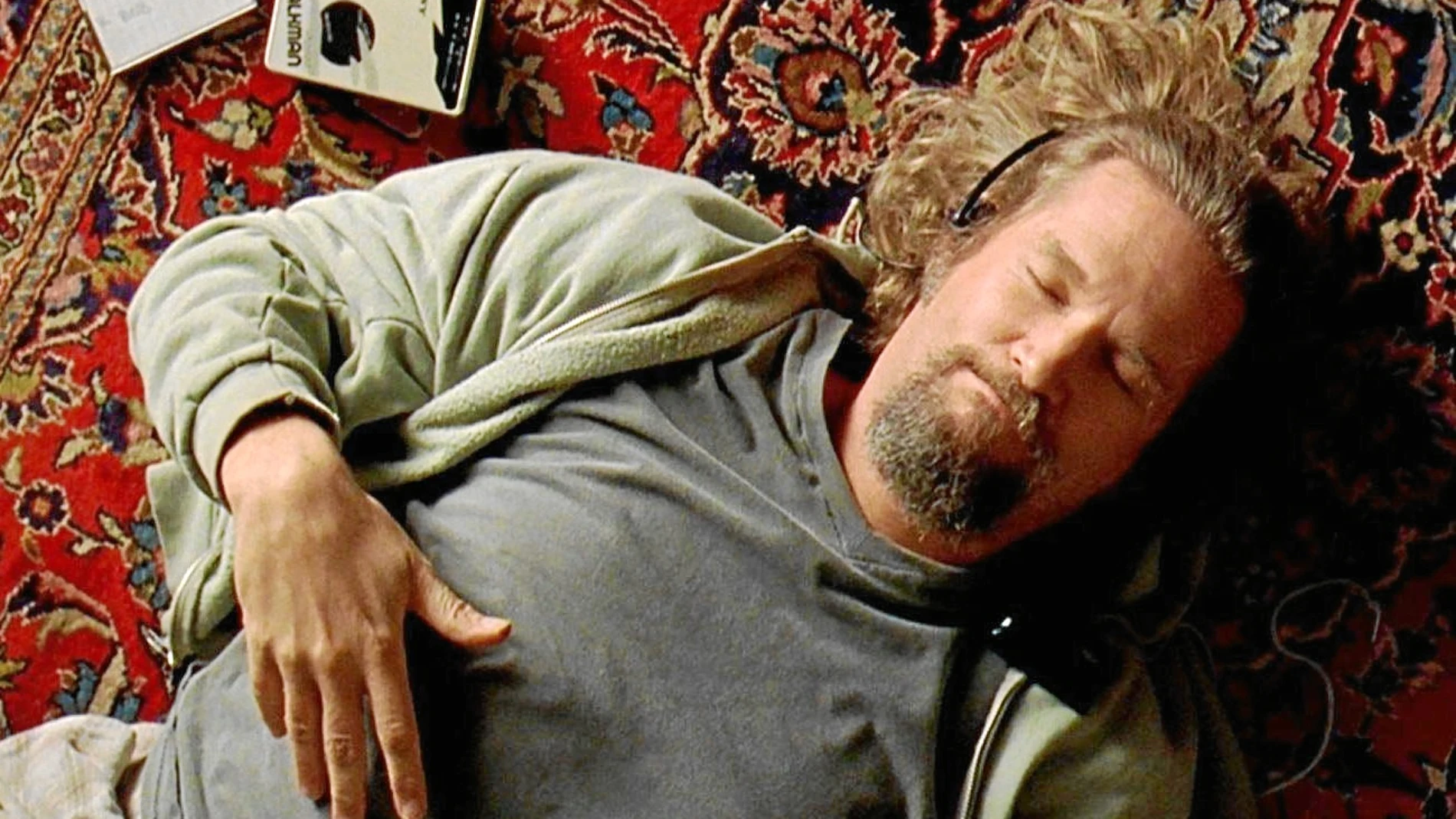 Jeff Bridges, caracterizado como El Nota, protagonista de «El Gran Lebowski»