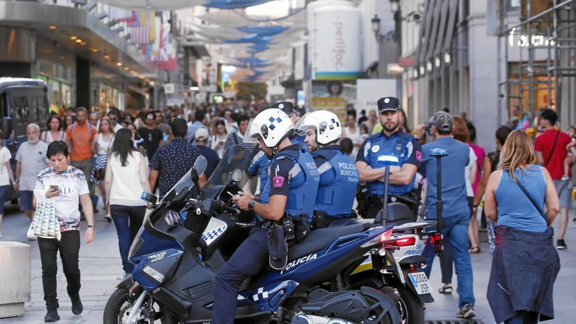 La seguridad se ha intensificado en zonas peatonales de la capital