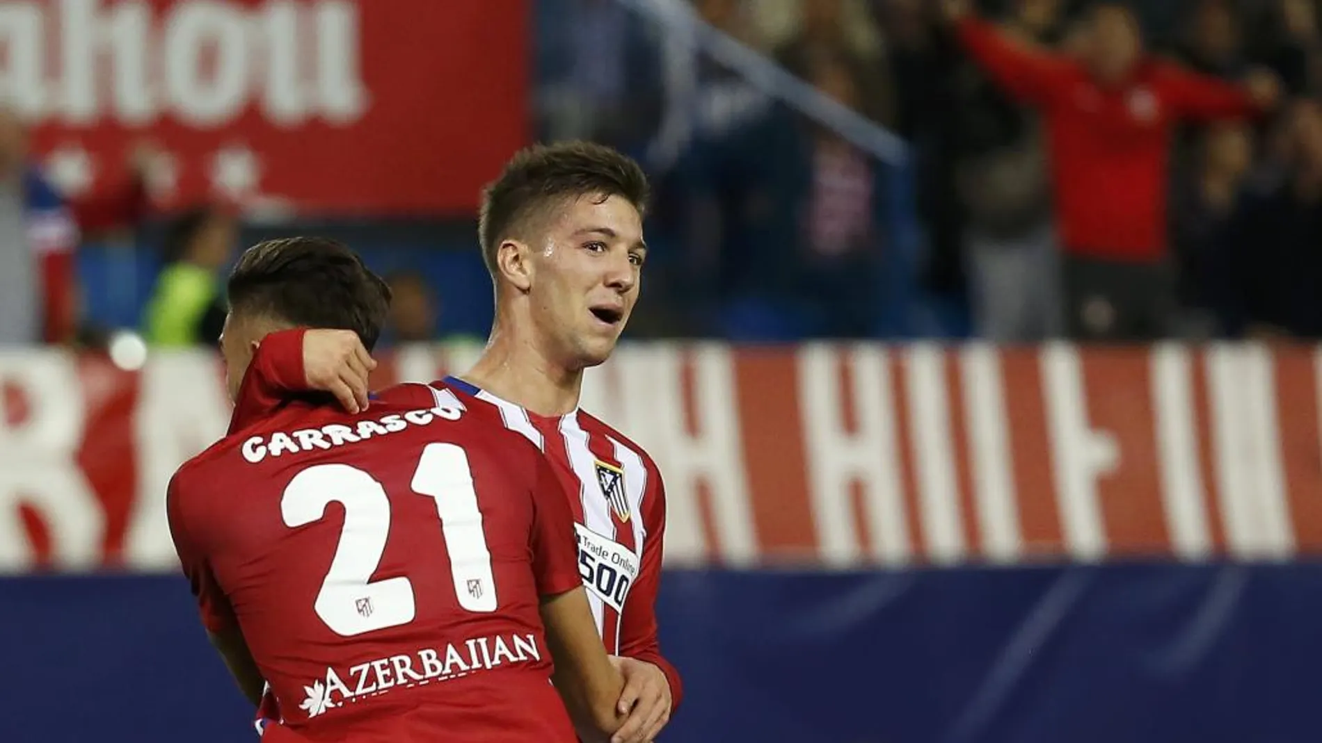 El jugador del Atlético de Madrid Luciano Vietto, que ha sido cedido al Sevilla