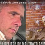 Roberto R.G.y uno de los perros rescatados