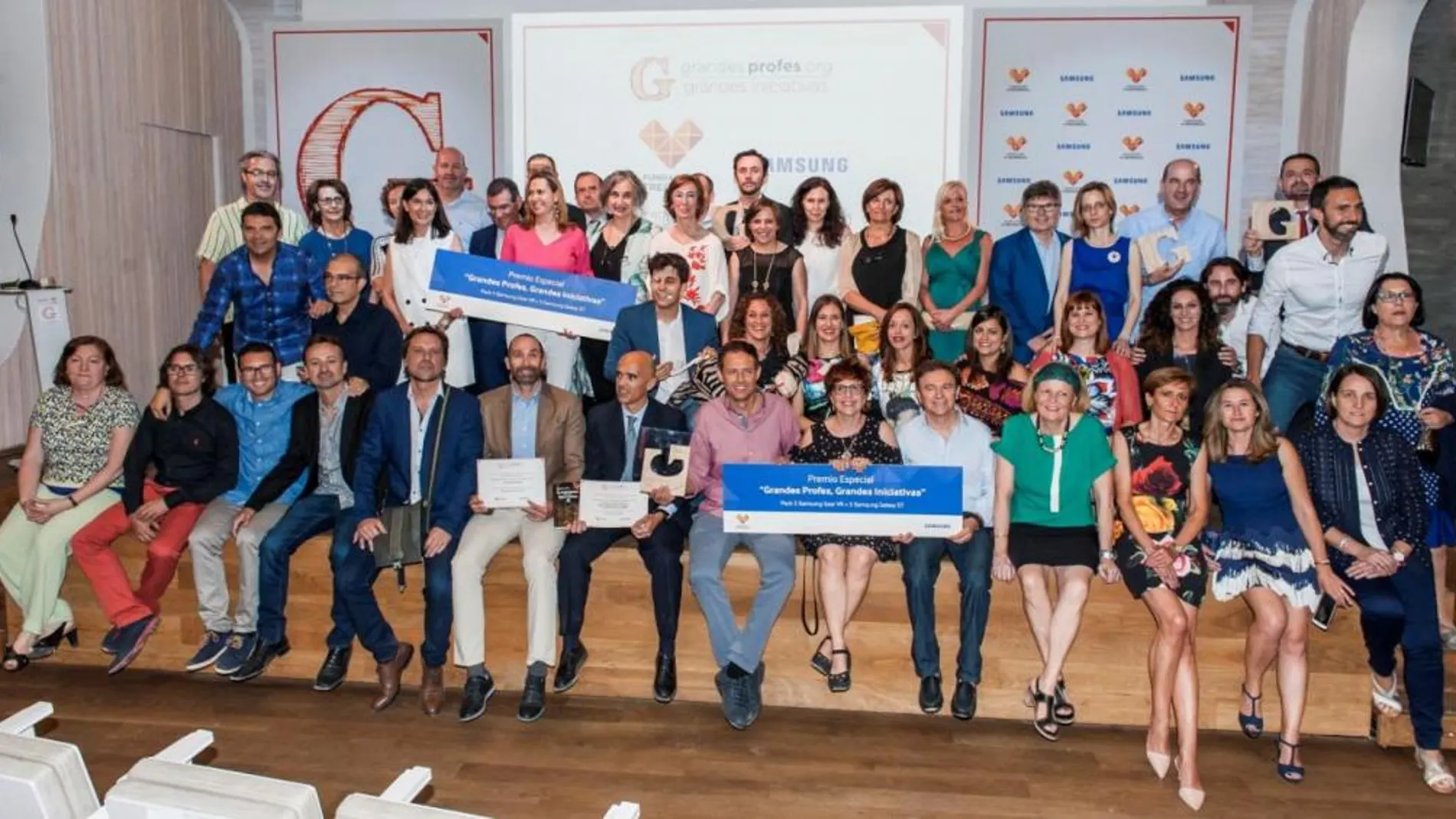 Los galardonados de la IV edición de los Premios ‘Grandes Profes, Grandes Iniciativas’
