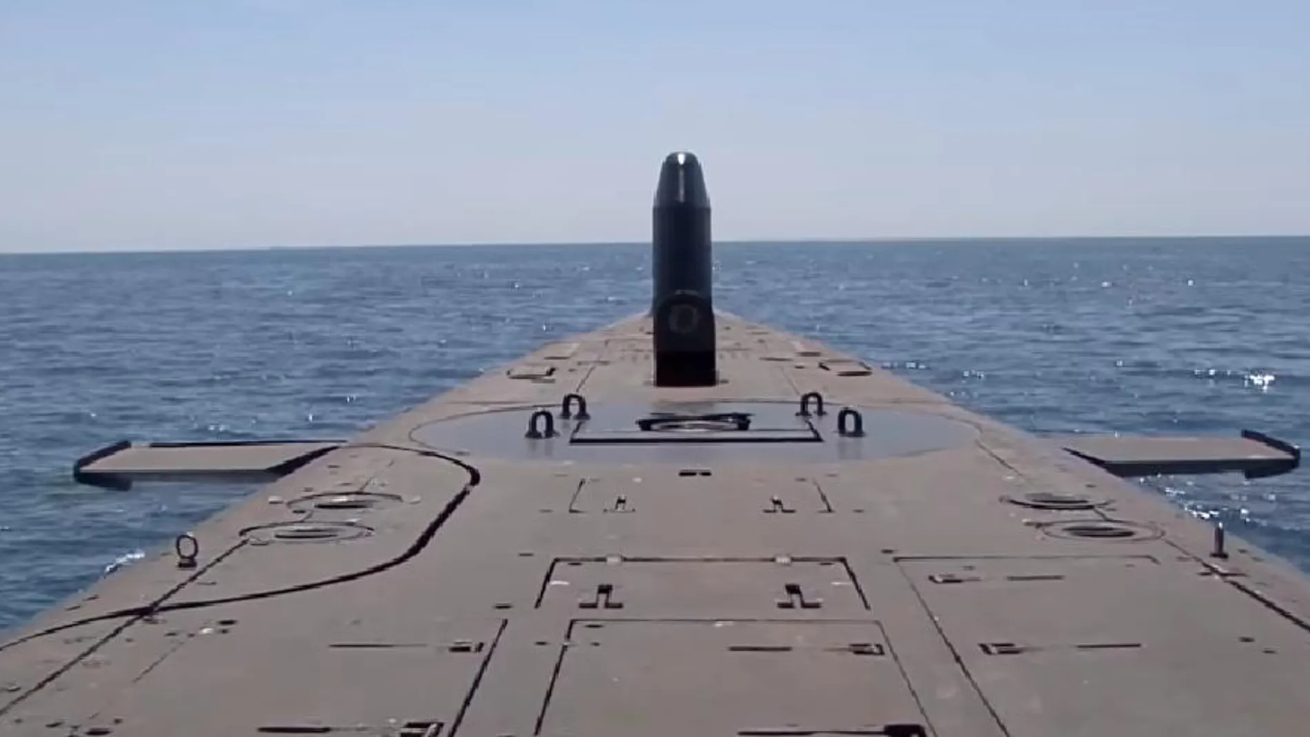 Uno de los submarinos de la Armada